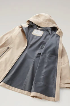 Woolrich Leavitt Summer Parka Impermeabile - Donna - Beige -Offerta Economica Vestiario CFWWOU0773FRUT3342 8925 9