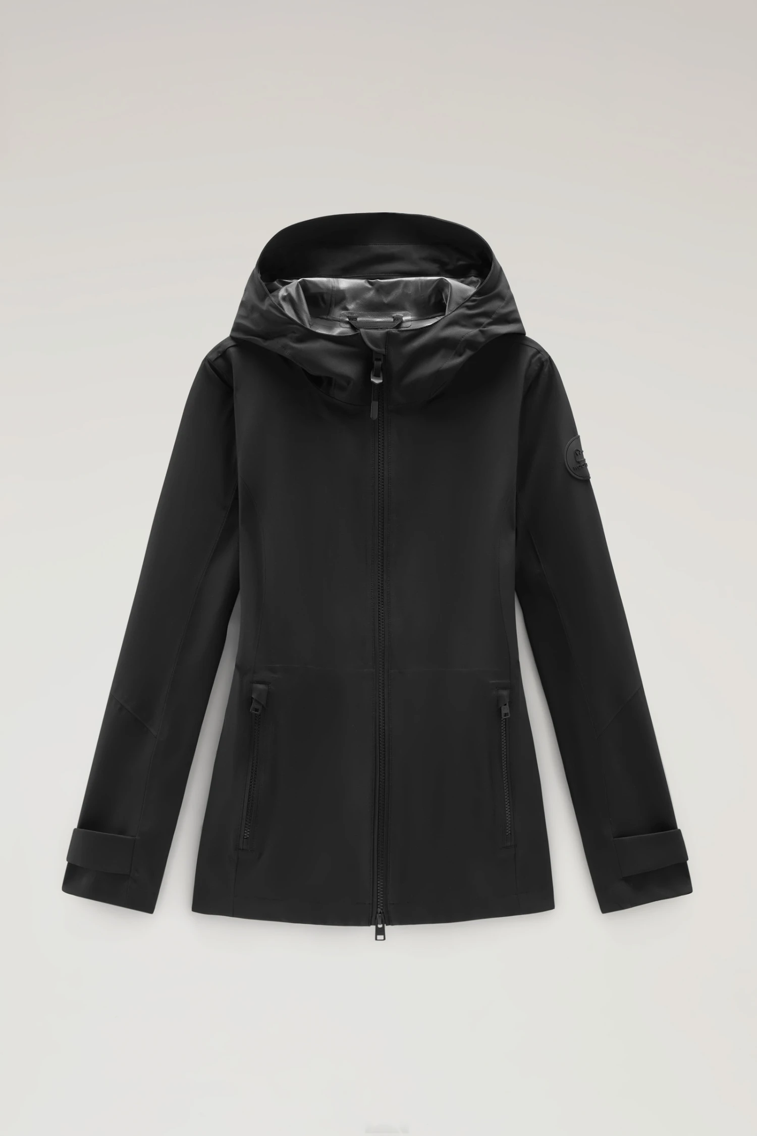 Woolrich Giacca Leavitt Impermeabile Con Cappuccio - Donna - Nero 7 Woolrich Giacca Leavitt Impermeabile Con Cappuccio - Donna - Nero - immagine 5