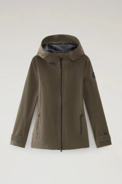 Woolrich Giacca Leavitt Impermeabile Con Cappuccio - Donna - Verde -Offerta Economica Vestiario CFWWOU0774FRUT3342 614 4