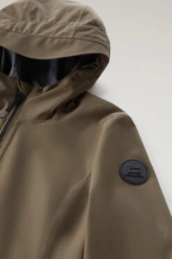 Woolrich Giacca Leavitt Impermeabile Con Cappuccio - Donna - Verde -Offerta Economica Vestiario CFWWOU0774FRUT3342 614 6