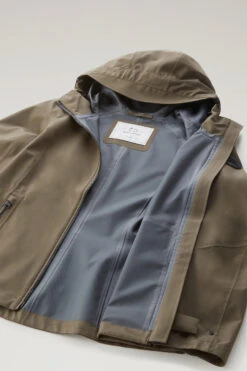 Woolrich Giacca Leavitt Impermeabile Con Cappuccio - Donna - Verde -Offerta Economica Vestiario CFWWOU0774FRUT3342 614 9