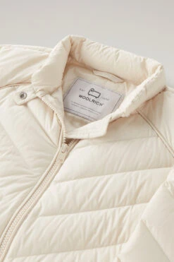 Woolrich Giacca Corta Imbottita Con Trapuntatura Chevron - Donna - Bianco -Offerta Economica Vestiario CFWWOU0776FRUT2635 8743 5