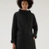 Woolrich Parka Lungo In GORE-TEX INFINIUM Con Cappuccio - Donna - Nero