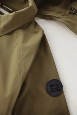 Woolrich Trench Fayette Con Cappuccio Removibile - Donna - Verde -Offerta Economica Vestiario CFWWOU0781FRUT3339 614 7