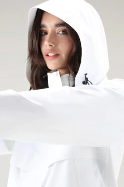 Woolrich Giacca Corta Tech Commuting In Nylon Elasticizzato - Donna - Bianco -Offerta Economica Vestiario CFWWOU0784FRUT2883 8041 3