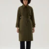 Woolrich Trench Estivo In Tessuto Urban Touch Con Cintura - Donna - Verde 1 Woolrich Trench Estivo In Tessuto Urban Touch Con Cintura - Donna - Verde -Offerta Economica Vestiario CFWWOU0786FRUT3128 614