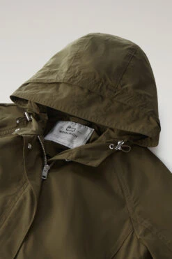 Woolrich Long Summer Parka In Urban Touch - Donna - Verde -Offerta Economica Vestiario CFWWOU0787FRUT3128 614 5