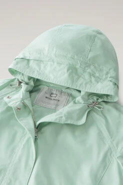 Woolrich Long Summer Parka In Urban Touch - Donna - Verde 17 Woolrich Long Summer Parka In Urban Touch - Donna - Verde -Offerta Economica Vestiario CFWWOU0787FRUT3128 6585 5