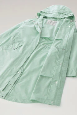 Woolrich Long Summer Parka In Urban Touch - Donna - Verde 21 Woolrich Long Summer Parka In Urban Touch - Donna - Verde -Offerta Economica Vestiario CFWWOU0787FRUT3128 6585 9