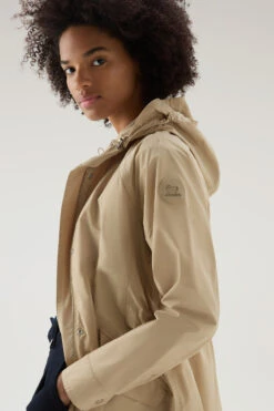 Woolrich Long Summer Parka In Urban Touch - Donna - Beige -Offerta Economica Vestiario CFWWOU0787FRUT3128 8925 3