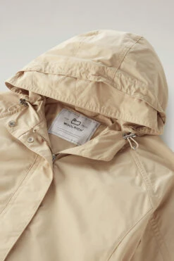 Woolrich Long Summer Parka In Urban Touch - Donna - Beige -Offerta Economica Vestiario CFWWOU0787FRUT3128 8925 5