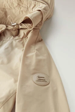 Woolrich Long Summer Parka In Urban Touch - Donna - Beige -Offerta Economica Vestiario CFWWOU0787FRUT3128 8925 6