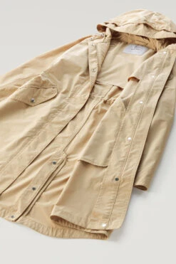Woolrich Long Summer Parka In Urban Touch - Donna - Beige -Offerta Economica Vestiario CFWWOU0787FRUT3128 8925 9