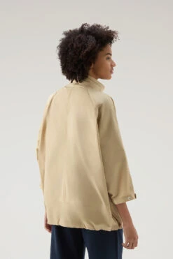 Woolrich Giacca A Vento Leggera In Urban Touch Con Cappuccio Staccabile - Donna - Beige -Offerta Economica Vestiario CFWWOU0788FRUT3128 8925 3