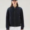 Woolrich Summer Bomber In Urban Touch - Donna - Blu -Offerta Economica Vestiario CFWWOU0789FRUT3128 3989