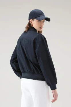 Woolrich Summer Bomber In Urban Touch - Donna - Blu -Offerta Economica Vestiario CFWWOU0789FRUT3128 3989 2
