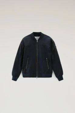 Woolrich Summer Bomber In Urban Touch - Donna - Blu -Offerta Economica Vestiario CFWWOU0789FRUT3128 3989 4