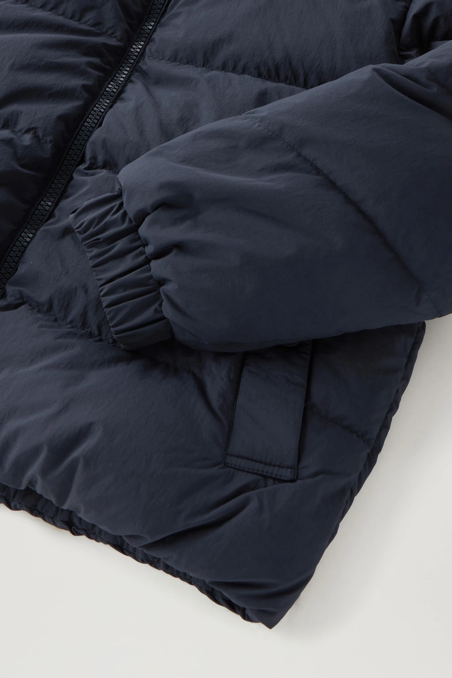 Woolrich Piumino In Nylon Eco Taslan Con Cappuccio Removibile - Donna - Blu 10 Woolrich Piumino In Nylon Eco Taslan Con Cappuccio Removibile - Donna - Blu - immagine 8