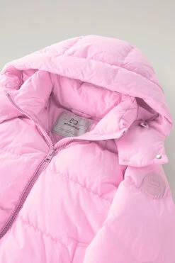 Woolrich Piumino In Nylon Eco Taslan Con Cappuccio Removibile - Donna - Rosa -Offerta Economica Vestiario CFWWOU0795FRUT3327 4376 5