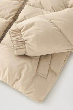 Woolrich Piumino In Nylon Eco Taslan Con Cappuccio Removibile - Donna - Beige -Offerta Economica Vestiario CFWWOU0795FRUT3327 4377 7