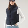 Woolrich Gilet Trapuntato In Nylon Eco Taslan - Donna - Blu 2 Woolrich Gilet Trapuntato In Nylon Eco Taslan - Donna - Blu -Offerta Economica Vestiario CFWWOU0796FRUT3327 3989