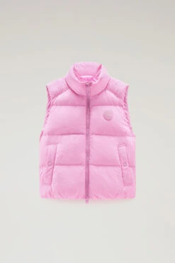 Woolrich Gilet Trapuntato In Nylon Eco Taslan - Donna - Rosa 16 Woolrich Gilet Trapuntato In Nylon Eco Taslan - Donna - Rosa -Offerta Economica Vestiario CFWWOU0796FRUT3327 4376 4