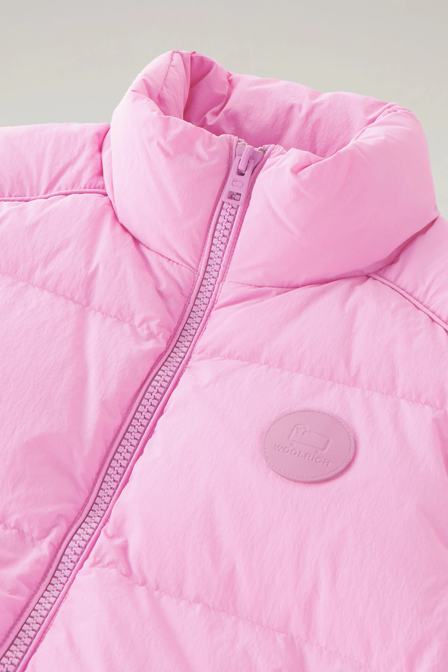 Woolrich Gilet Trapuntato In Nylon Eco Taslan - Donna - Rosa 9 Woolrich Gilet Trapuntato In Nylon Eco Taslan - Donna - Rosa - immagine 7