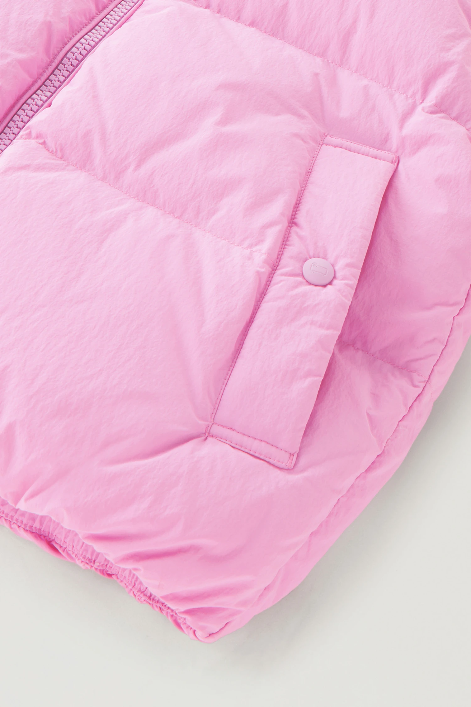 Woolrich Gilet Trapuntato In Nylon Eco Taslan - Donna - Rosa 10 Woolrich Gilet Trapuntato In Nylon Eco Taslan - Donna - Rosa - immagine 8