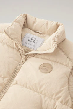 Woolrich Gilet Trapuntato In Nylon Eco Taslan - Donna - Beige -Offerta Economica Vestiario CFWWOU0796FRUT3327 4377 5
