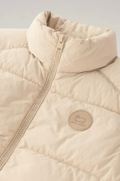 Woolrich Gilet Trapuntato In Nylon Eco Taslan - Donna - Beige -Offerta Economica Vestiario CFWWOU0796FRUT3327 4377 6