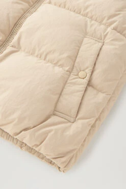 Woolrich Gilet Trapuntato In Nylon Eco Taslan - Donna - Beige -Offerta Economica Vestiario CFWWOU0796FRUT3327 4377 7