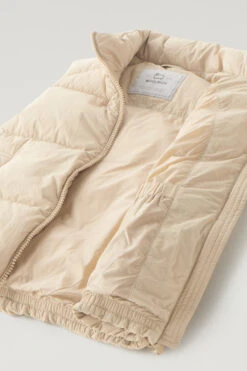 Woolrich Gilet Trapuntato In Nylon Eco Taslan - Donna - Beige -Offerta Economica Vestiario CFWWOU0796FRUT3327 4377 8