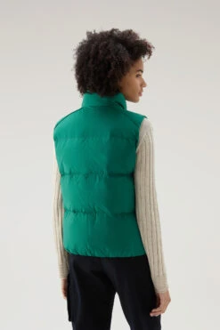 Woolrich Gilet Trapuntato In Nylon Eco Taslan - Donna - Verde -Offerta Economica Vestiario CFWWOU0796FRUT3327 631 2
