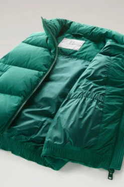 Woolrich Gilet Trapuntato In Nylon Eco Taslan - Donna - Verde -Offerta Economica Vestiario CFWWOU0796FRUT3327 631 8