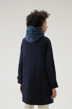 Woolrich Sideline Parka 3 In 1 In Cotone Soft Byrd Con Gilet Imbottito Removibile - Donna - Blu -Offerta Economica Vestiario CFWWOU0797FRUT3329 3989 2