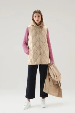 Woolrich Sideline Parka 3 In 1 In Cotone Soft Byrd Con Gilet Imbottito Removibile - Donna - Beige 21 Woolrich Sideline Parka 3 In 1 In Cotone Soft Byrd Con Gilet Imbottito Removibile - Donna - Beige -Offerta Economica Vestiario CFWWOU0797FRUT3329 4377 4