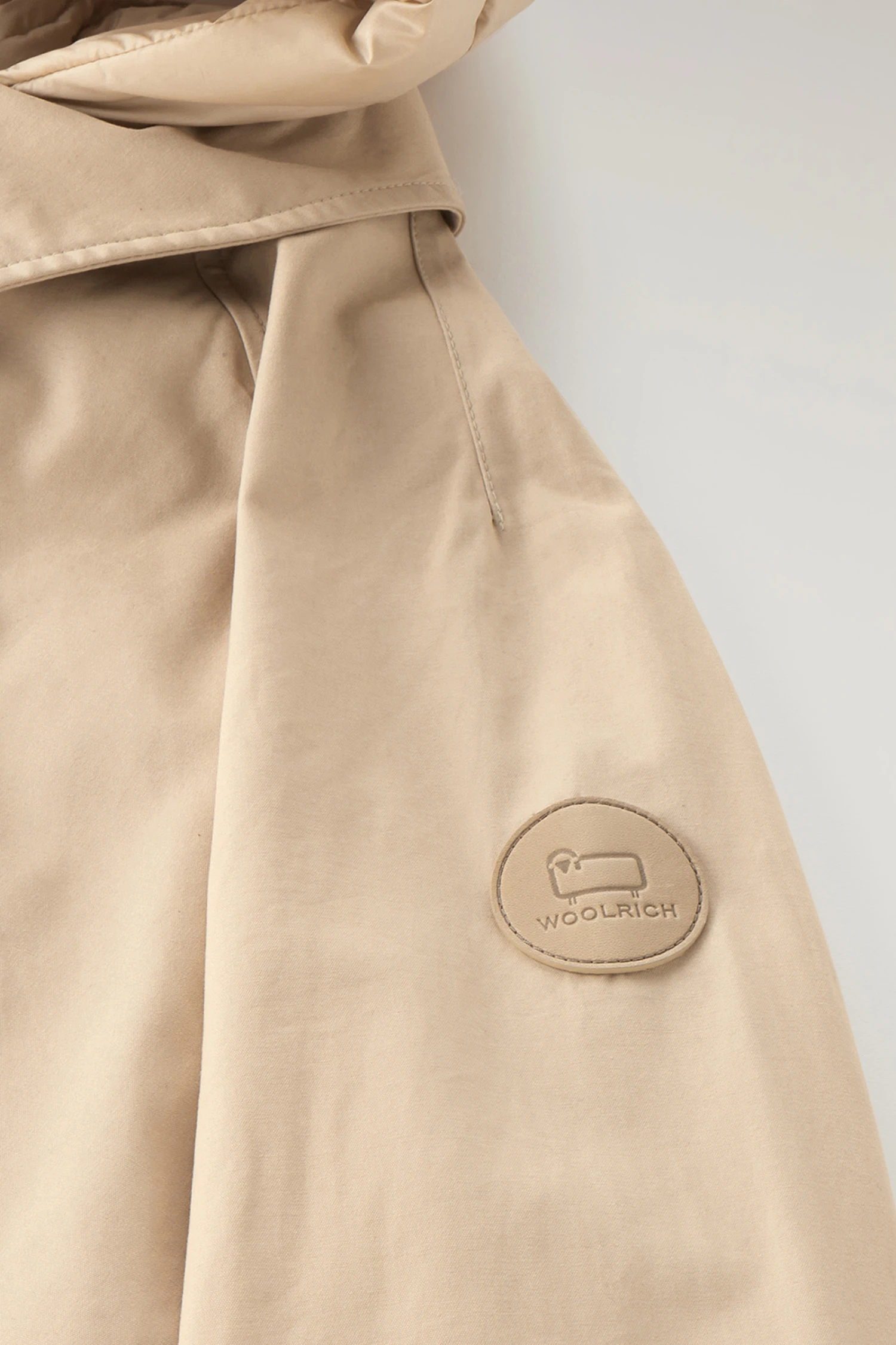 Woolrich Sideline Parka 3 In 1 In Cotone Soft Byrd Con Gilet Imbottito Removibile - Donna - Beige 11 Woolrich Sideline Parka 3 In 1 In Cotone Soft Byrd Con Gilet Imbottito Removibile - Donna - Beige - immagine 9