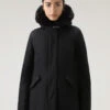 Woolrich Beaker Parka In Ramar Cloth Con Pelliccia Sintetica - Donna - Nero -Offerta Economica Vestiario CFWWOU0825FRUT0001 BLK