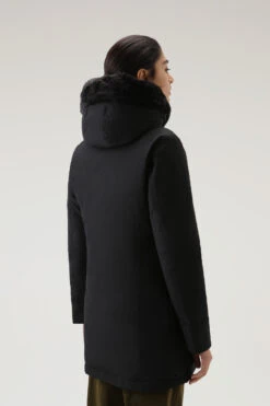 Woolrich Beaker Parka In Ramar Cloth Con Pelliccia Sintetica - Donna - Nero 13 Woolrich Beaker Parka In Ramar Cloth Con Pelliccia Sintetica - Donna - Nero -Offerta Economica Vestiario CFWWOU0825FRUT0001 BLK 2