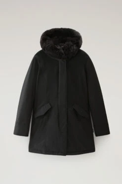 Woolrich Beaker Parka In Ramar Cloth Con Pelliccia Sintetica - Donna - Nero 15 Woolrich Beaker Parka In Ramar Cloth Con Pelliccia Sintetica - Donna - Nero -Offerta Economica Vestiario CFWWOU0825FRUT0001 BLK 4