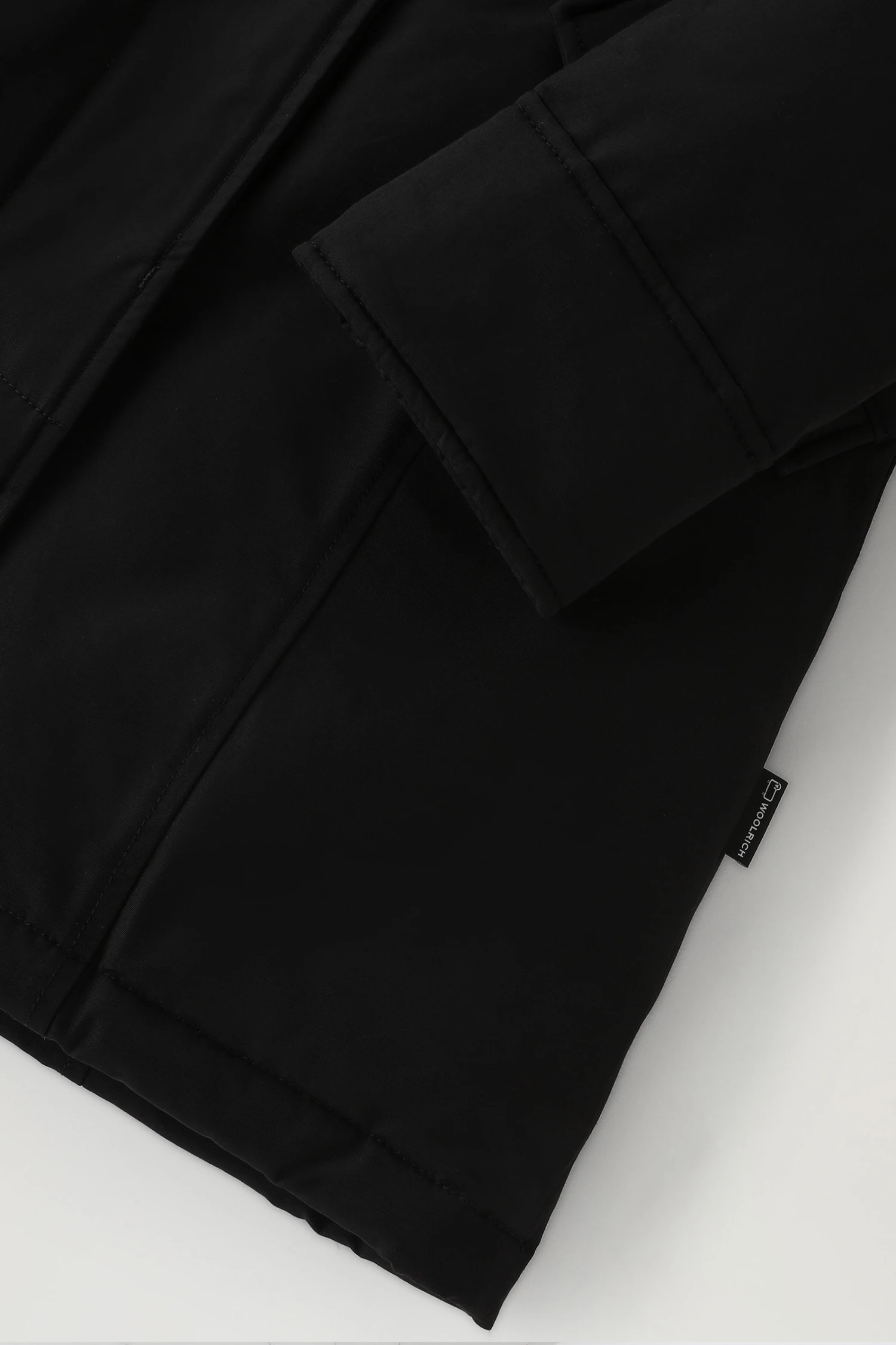 Woolrich Beaker Parka In Ramar Cloth Con Pelliccia Sintetica - Donna - Nero 10 Woolrich Beaker Parka In Ramar Cloth Con Pelliccia Sintetica - Donna - Nero - immagine 8