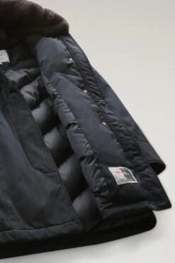 Woolrich Beaker Parka In Ramar Cloth Con Pelliccia Sintetica - Donna - Blu 19 Woolrich Beaker Parka In Ramar Cloth Con Pelliccia Sintetica - Donna - Blu -Offerta Economica Vestiario CFWWOU0825FRUT0001 DKN 8