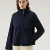 Woolrich Parka Corto In Pura Lana Vergine Vitale Barberis Canonico Con Cappuccio - Donna - Blu -Offerta Economica Vestiario CFWWOU0834FRUT3447 3989
