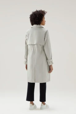 Woolrich Trench Havice In Puro Cotone - Donna - Bianco -Offerta Economica Vestiario CFWWOU0838FRUT1974 1582 2