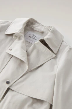 Woolrich Trench Havice In Puro Cotone - Donna - Bianco -Offerta Economica Vestiario CFWWOU0838FRUT1974 1582 5