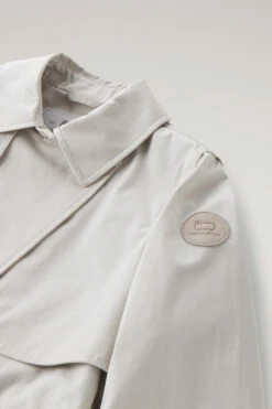 Woolrich Trench Havice In Puro Cotone - Donna - Bianco -Offerta Economica Vestiario CFWWOU0838FRUT1974 1582 6