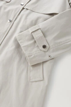 Woolrich Trench Havice In Puro Cotone - Donna - Bianco -Offerta Economica Vestiario CFWWOU0838FRUT1974 1582 7