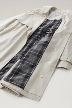 Woolrich Trench Havice In Puro Cotone - Donna - Bianco -Offerta Economica Vestiario CFWWOU0838FRUT1974 1582 9