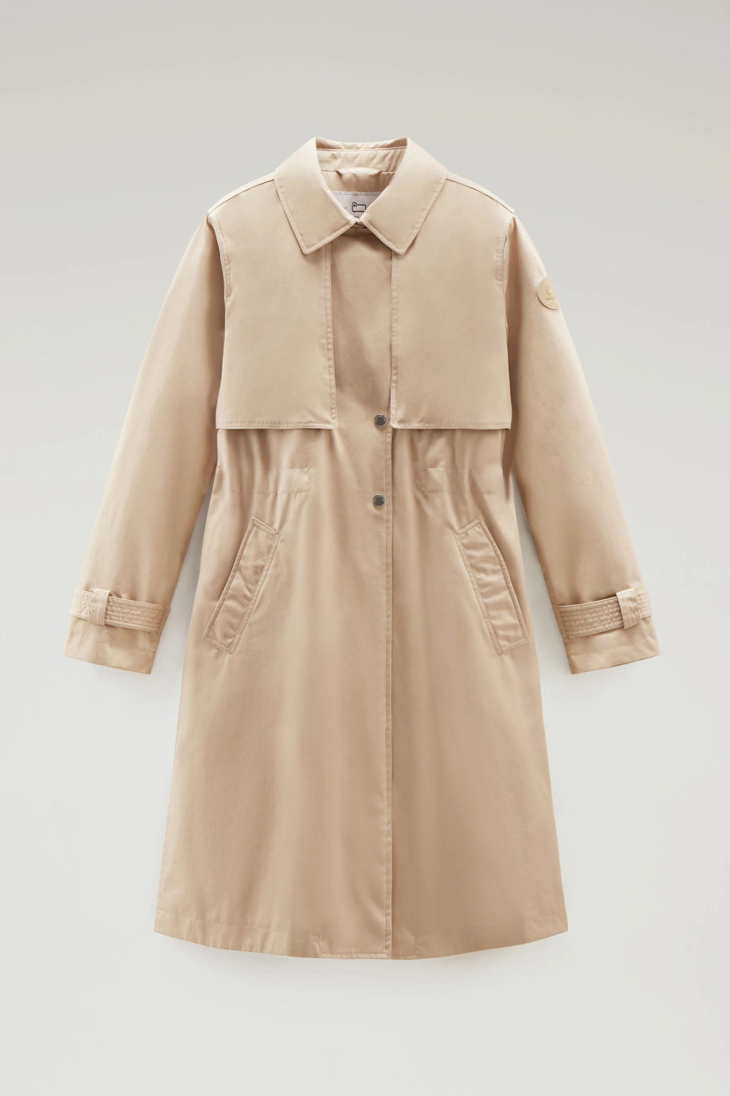 Woolrich Trench Havice In Puro Cotone - Donna - Beige 7 Woolrich Trench Havice In Puro Cotone - Donna - Beige - immagine 5