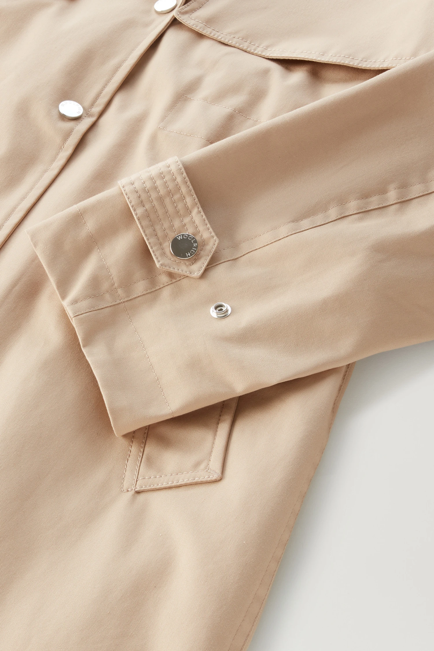 Woolrich Trench Havice In Puro Cotone - Donna - Beige 10 Woolrich Trench Havice In Puro Cotone - Donna - Beige - immagine 8